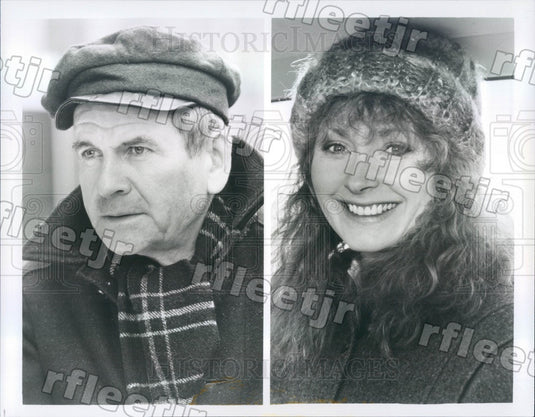 Undated Actors Mel Martin & Tony Winner Ian Holm on PBS Press Photo adx257 - Historic Images