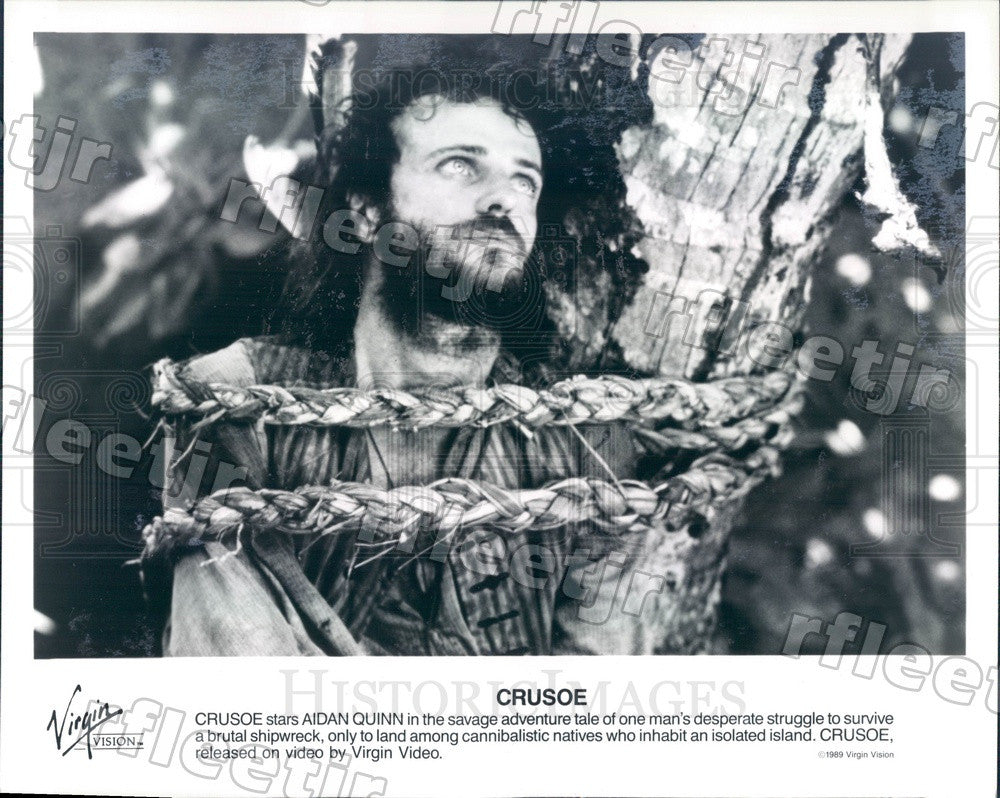 1989 American Actor Aidan Quinn in Film Crusoe Press Photo adx261 - Historic Images
