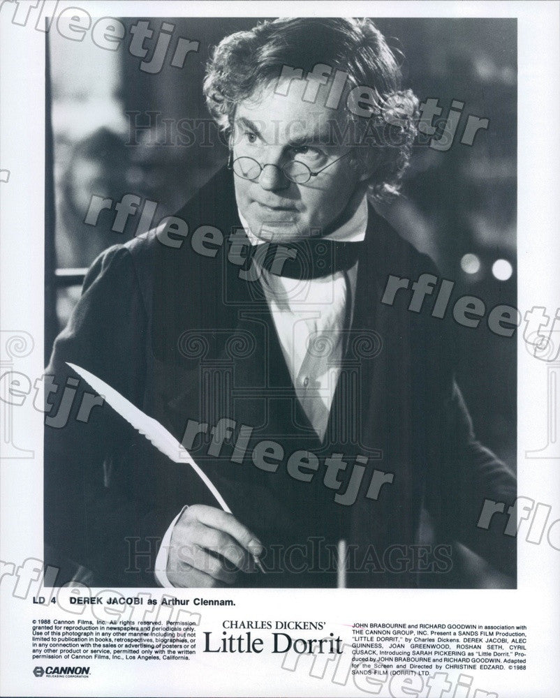 1988 Tony Winning British Actor Derek Jacobi in Little Dorrit Press Photo adx269 - Historic Images