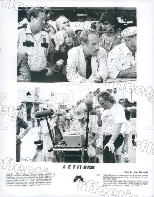 1989 Oscar Winning Actor Richard Dreyfuss, Teri Garr Press Photo adx297 - Historic Images