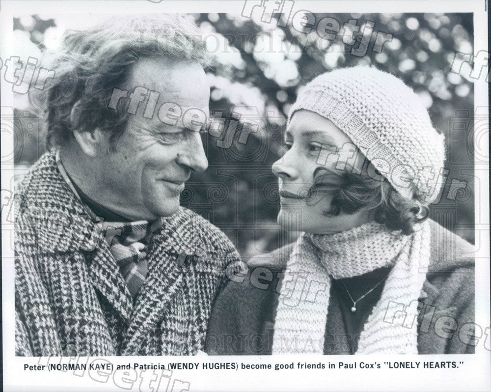 Undated Australian Actors Norman Kaye &amp; Wendy Hughes Press Photo adx301 - Historic Images
