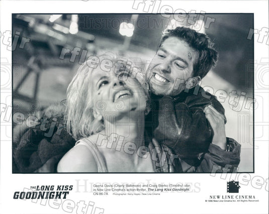 1996 Oscar Winning Actor Geena Davis & Craig Bierko in Film Press Photo adx309 - Historic Images