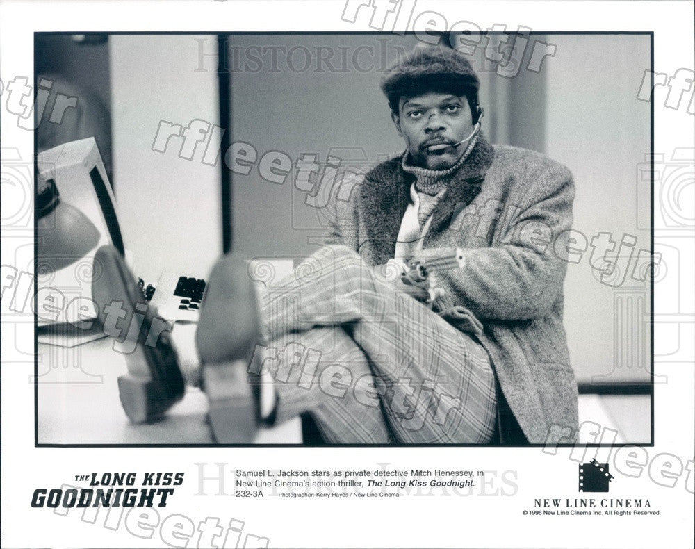 1996 Actor Samuel L. Jackson in Film The Long Kiss Goodnight Press Photo adx311 - Historic Images