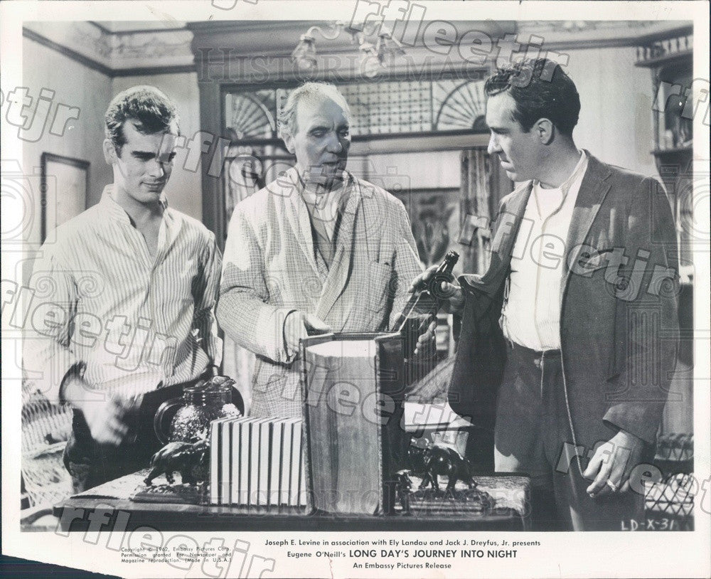 1962 Actors Dean Stockwell, Ralph Richardson, Jason Robards Press Photo adx319 - Historic Images