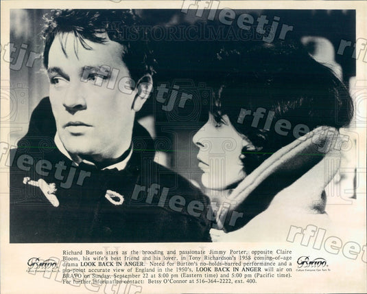 Undated Actors Richard Burton & Claire Bloom in Film Press Photo adx323 - Historic Images