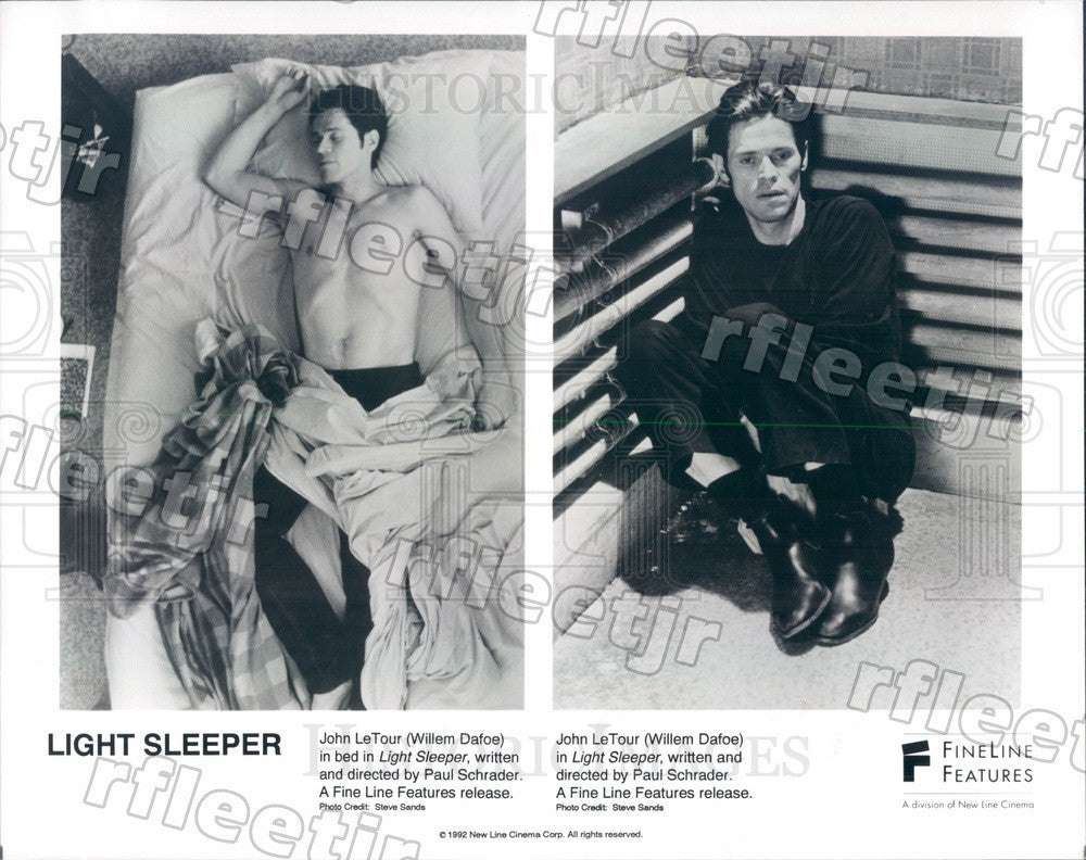 1992 American Actor Willem Dafoe in Film Light Sleeper Press Photo adx325 - Historic Images