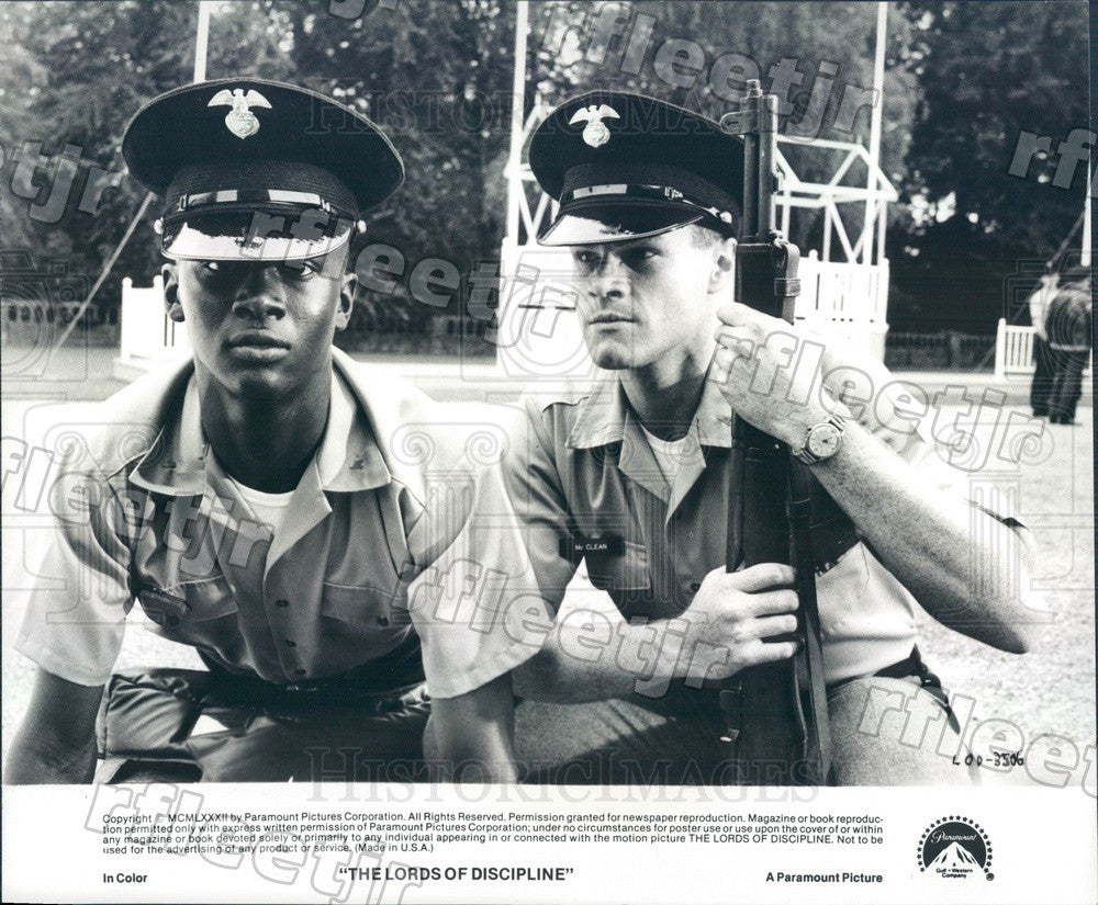 1982 Actors David Keith &amp; Mark Breland in Film Press Photo adx375 - Historic Images