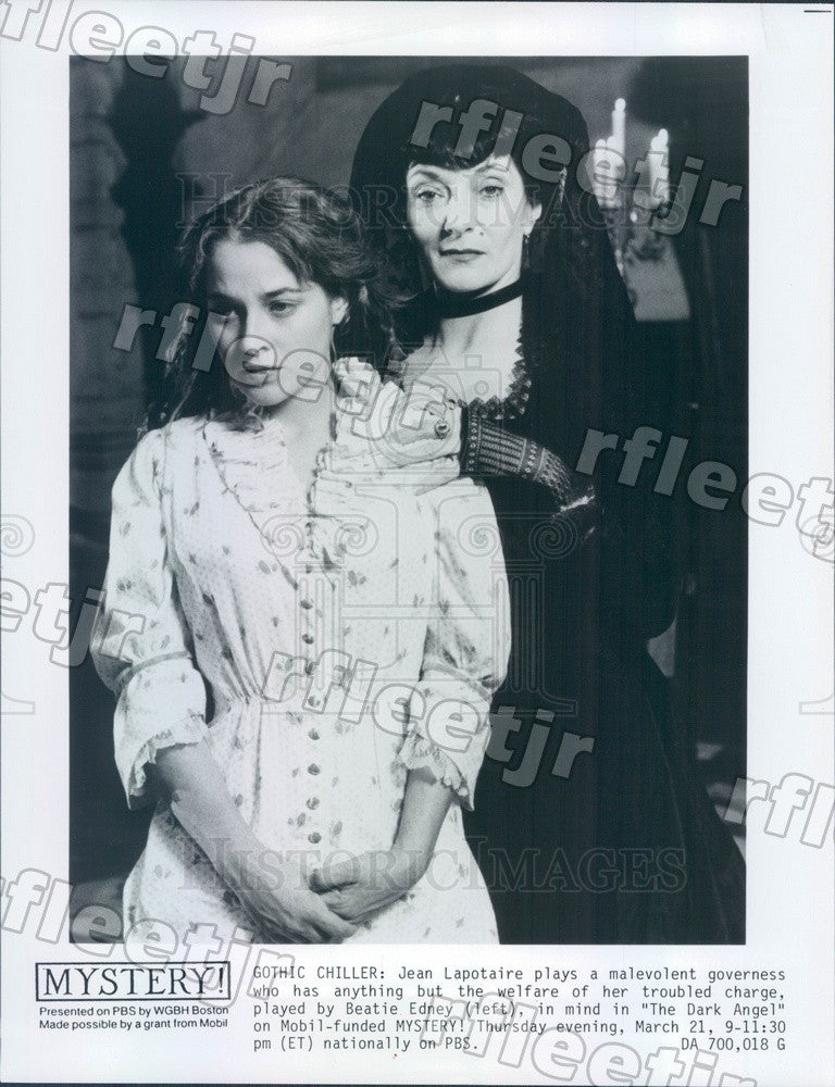 Undated Actors Jean Lapotaire &amp; Beatie Edney on PBS Mystery! Press Photo adx383 - Historic Images