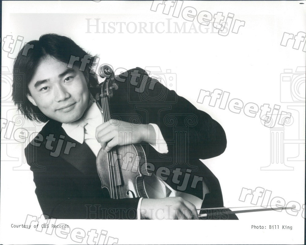 1986 Taiwanese American Violinist Cho-Liang Lin Press Photo adx435 - Historic Images