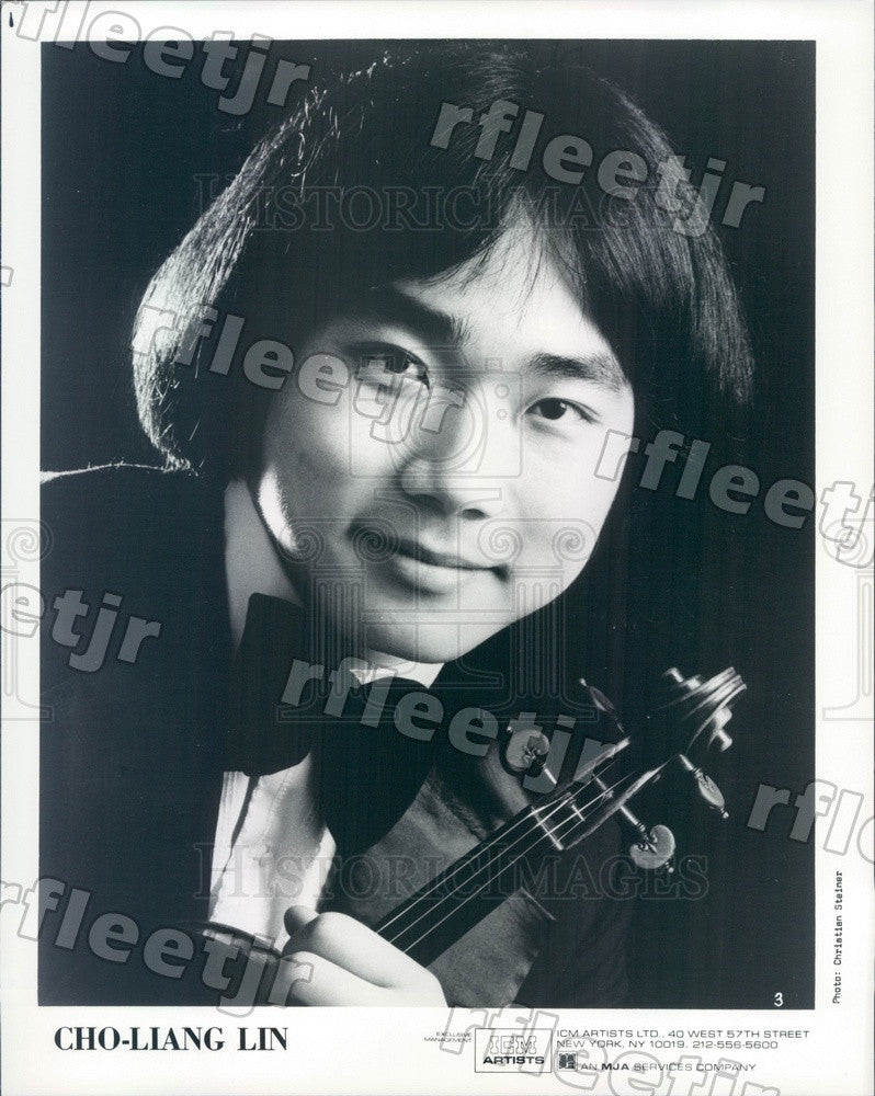 1984 Taiwanese American Violinist Cho-Liang Lin Press Photo adx443 - Historic Images