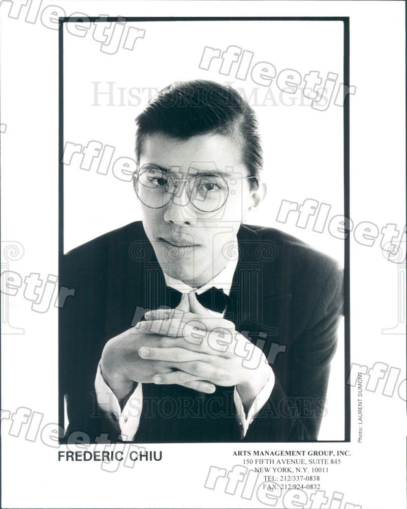 2000 Chinese American Classical Pianist Frederic Chiu Press Photo adx453 - Historic Images