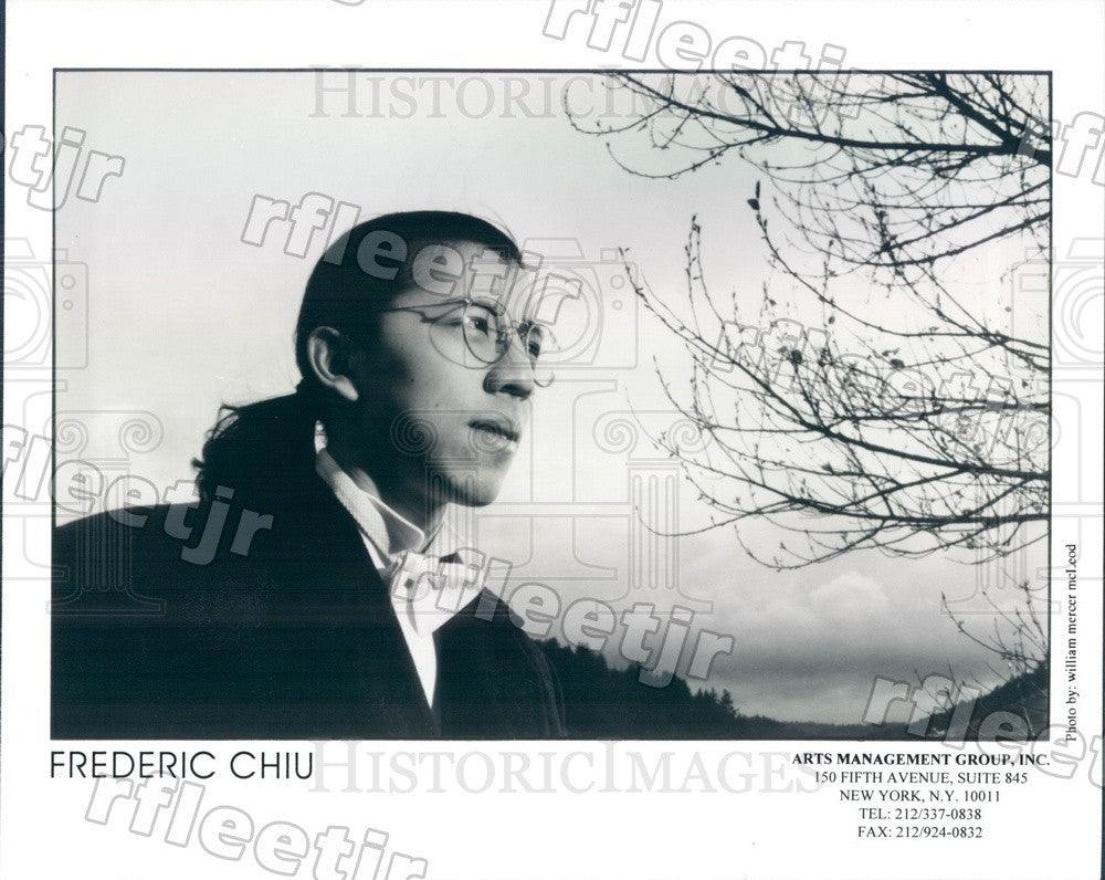 2000 Chinese American Classical Pianist Frederic Chiu Press Photo adx455 - Historic Images