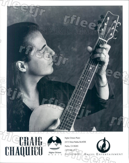 1995 American Guitarist Craig Chaquico Press Photo adx459 - Historic Images