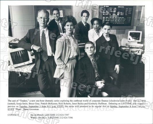 Undated Actors David Cubitt, Sonja Smits, Bruce Gray Press Photo adx467 - Historic Images