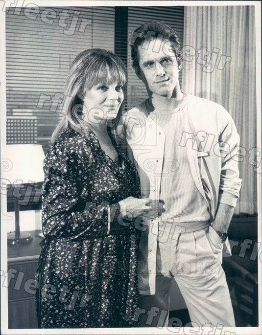 1985 Actors Gregory Harrison & Sheree North on TV Show Press Photo adx477 - Historic Images