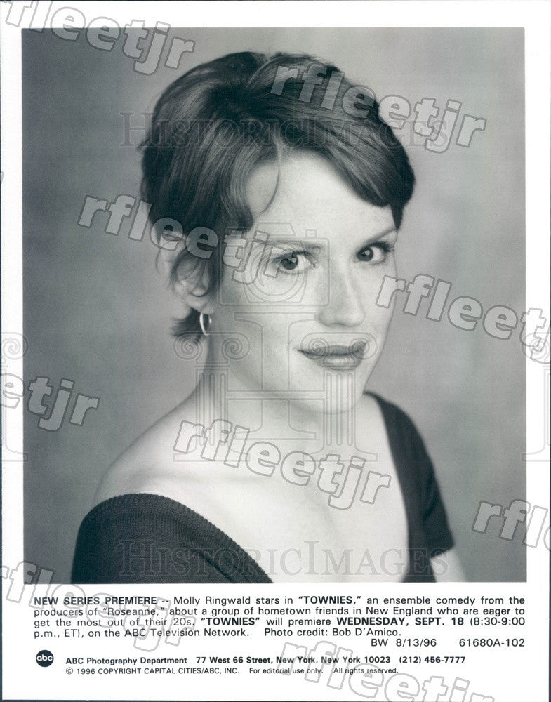 1996 American Actress Molly Ringwald Press Photo adx509 - Historic Images