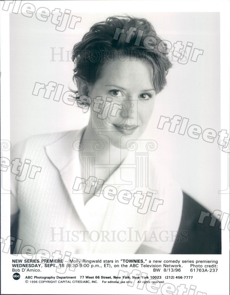 1996 American Actress Molly Ringwald Press Photo adx511 - Historic Images