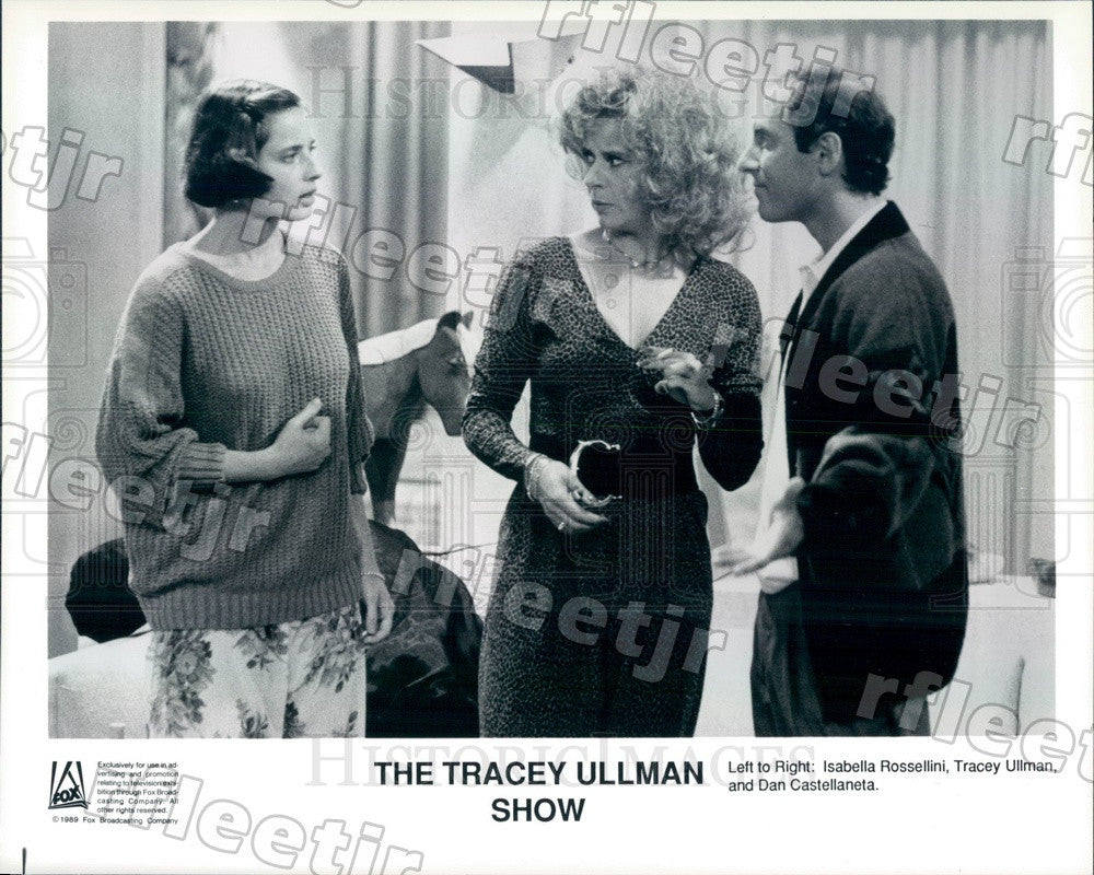 1989 Actor Tracey Ullman/Isabella Rossellini/Dan Castellaneta Press Photo adx525 - Historic Images