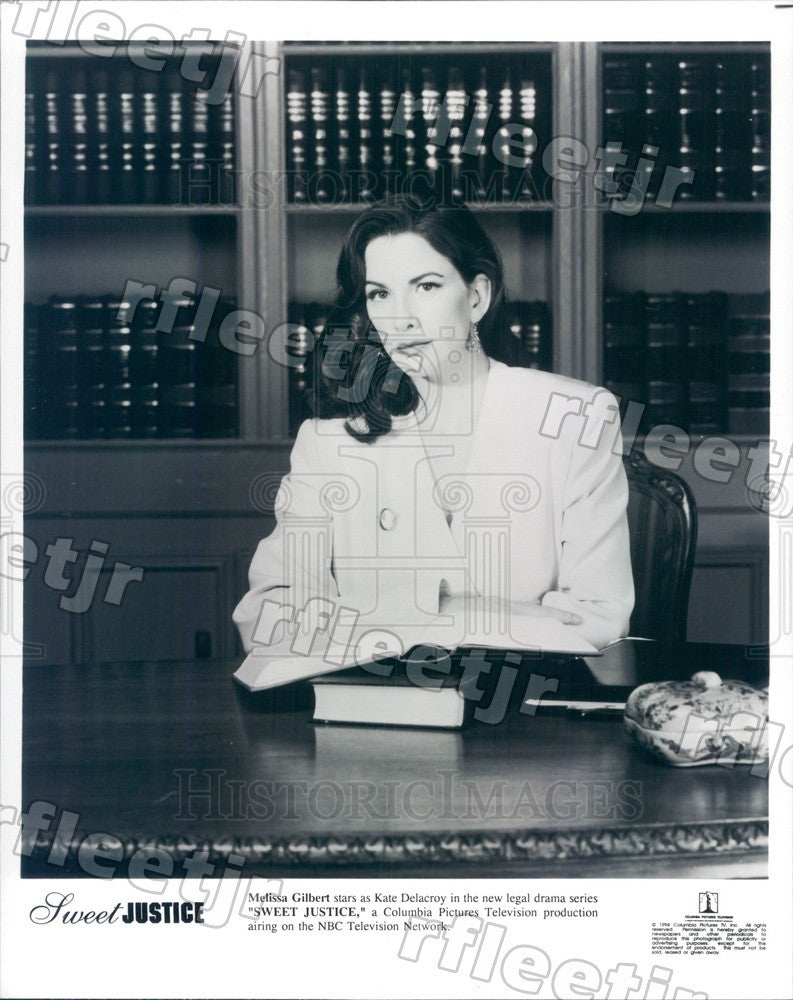 1994 Actress Melissa Gilbert on TV Show Sweet Justice Press Photo adx545 - Historic Images