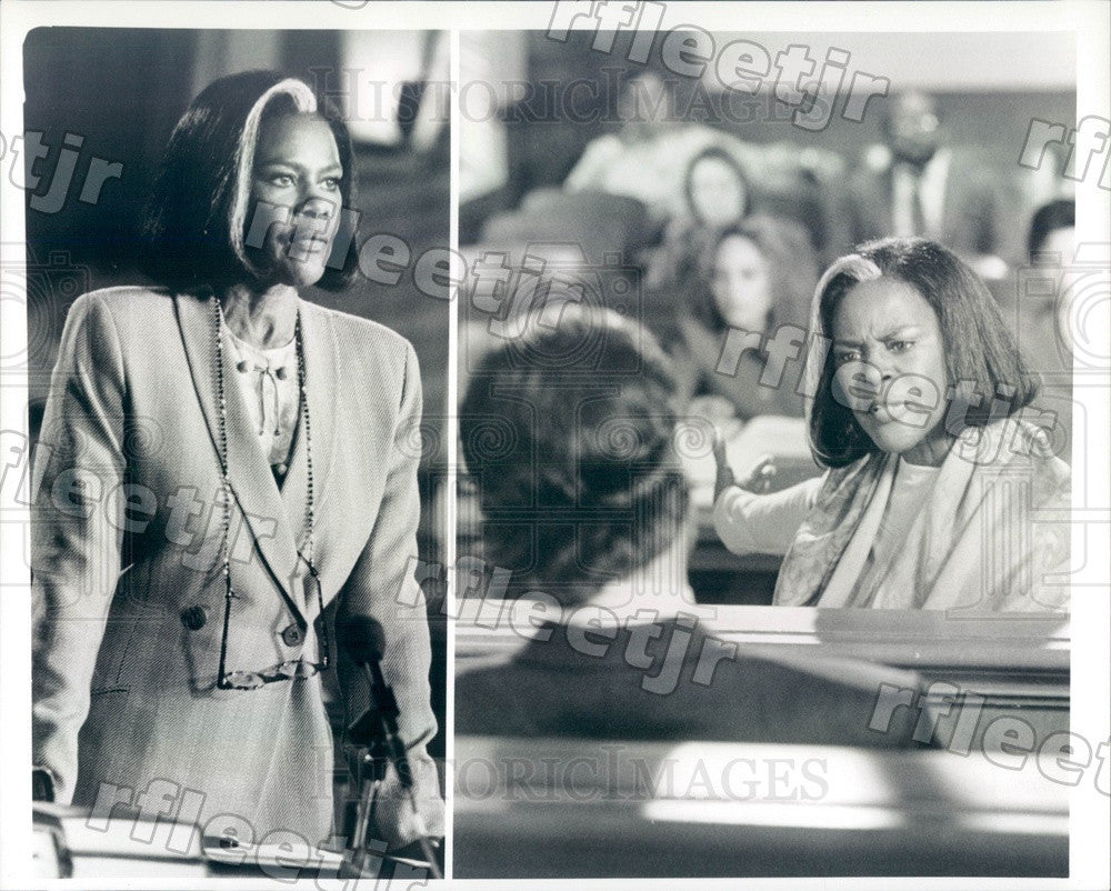 Undated Actress Cicely Tyson on TV Show Sweet Justice Press Photo adx553 - Historic Images
