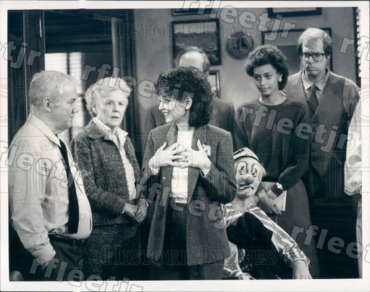 1984 Actors Suzanne Pleshette & Kenneth McMillan Press Photo adx555 - Historic Images