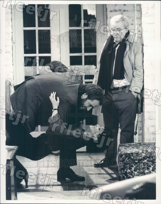 1984 Actors Suzanne Pleshette, Kenneth McMillan, John Getz Press Photo adx557 - Historic Images