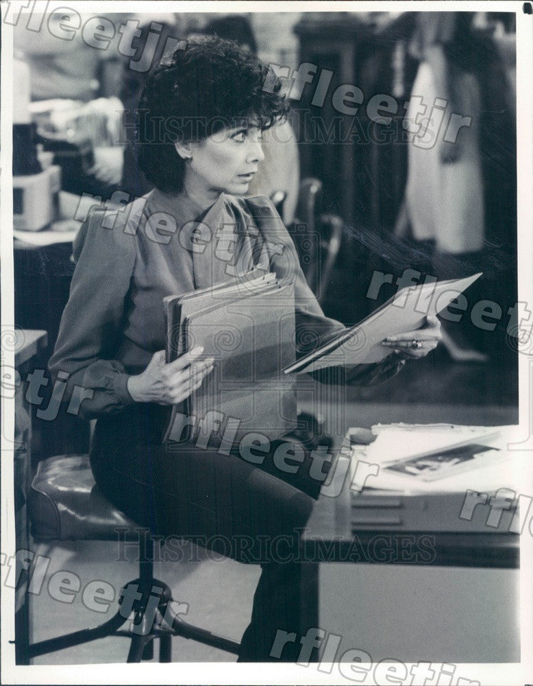 1984 Actress Suzanne Pleshette on TV Show Press Photo adx565 - Historic Images