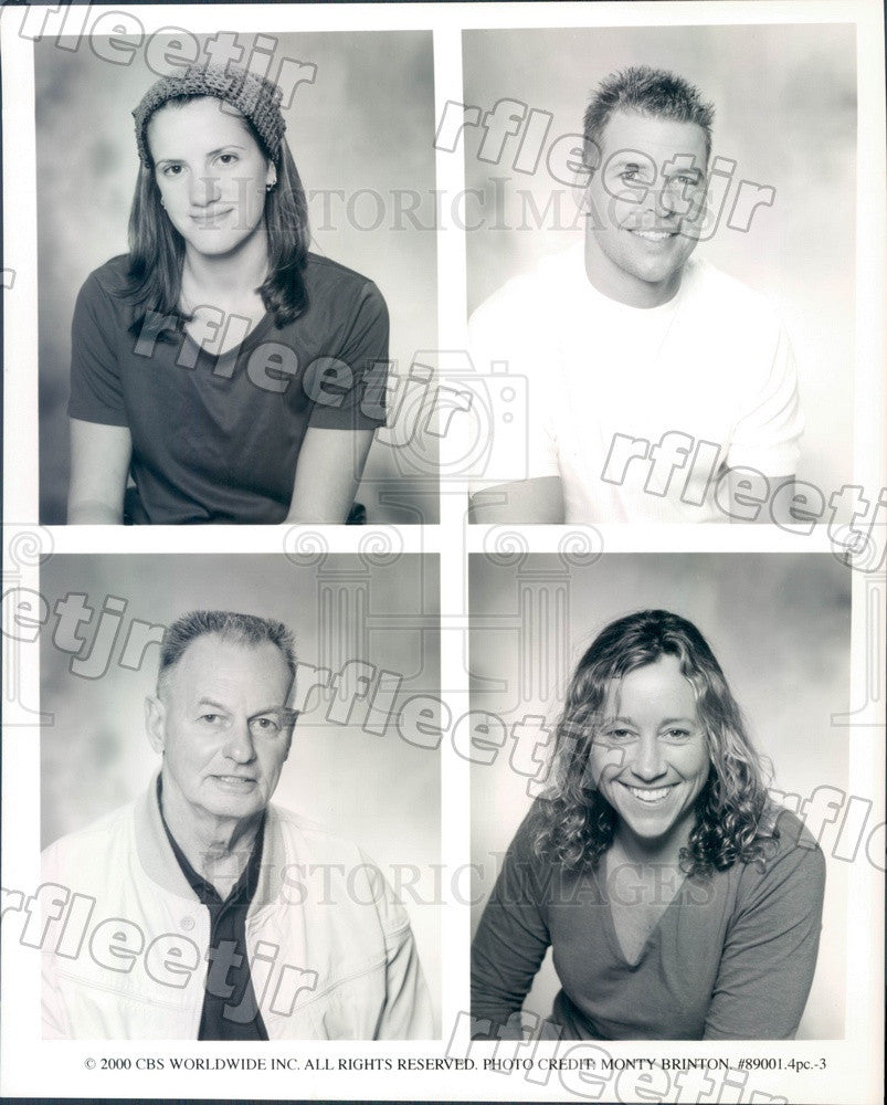 2000 TV Show Survivor Season 1 Contestants Kelly, Joel, Susan Press Photo adx571 - Historic Images