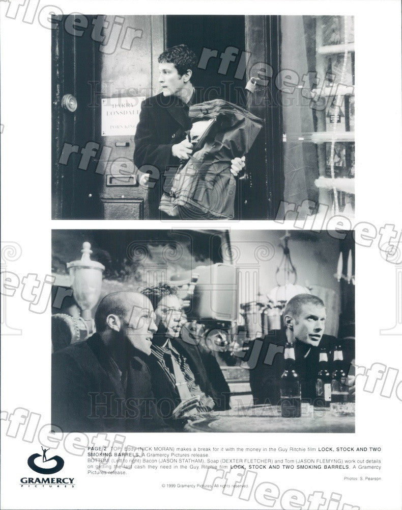1999 Actors Nick Moran, Jason Statham, Dexter Fletcher Press Photo adx59 - Historic Images
