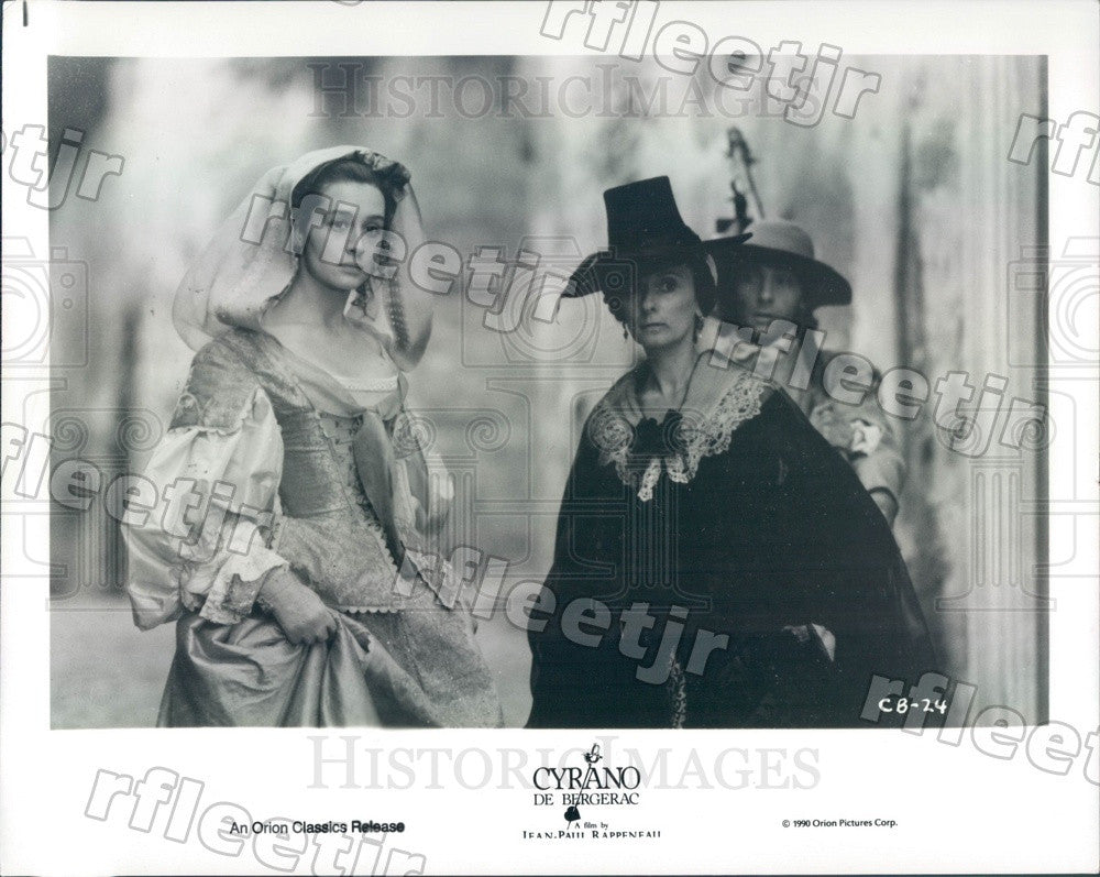 1990 Actors Anne Brochet &amp; Josiane Stoleru in Film Cyrano Press Photo adx623 - Historic Images