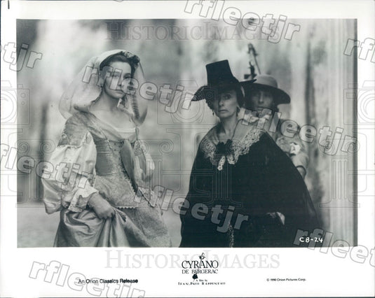 1990 Actors Anne Brochet & Josiane Stoleru in Film Cyrano Press Photo adx623 - Historic Images