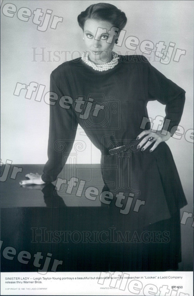 1981 American Actress Leigh Taylor-Young in Film Looker Press Photo adx639 - Historic Images