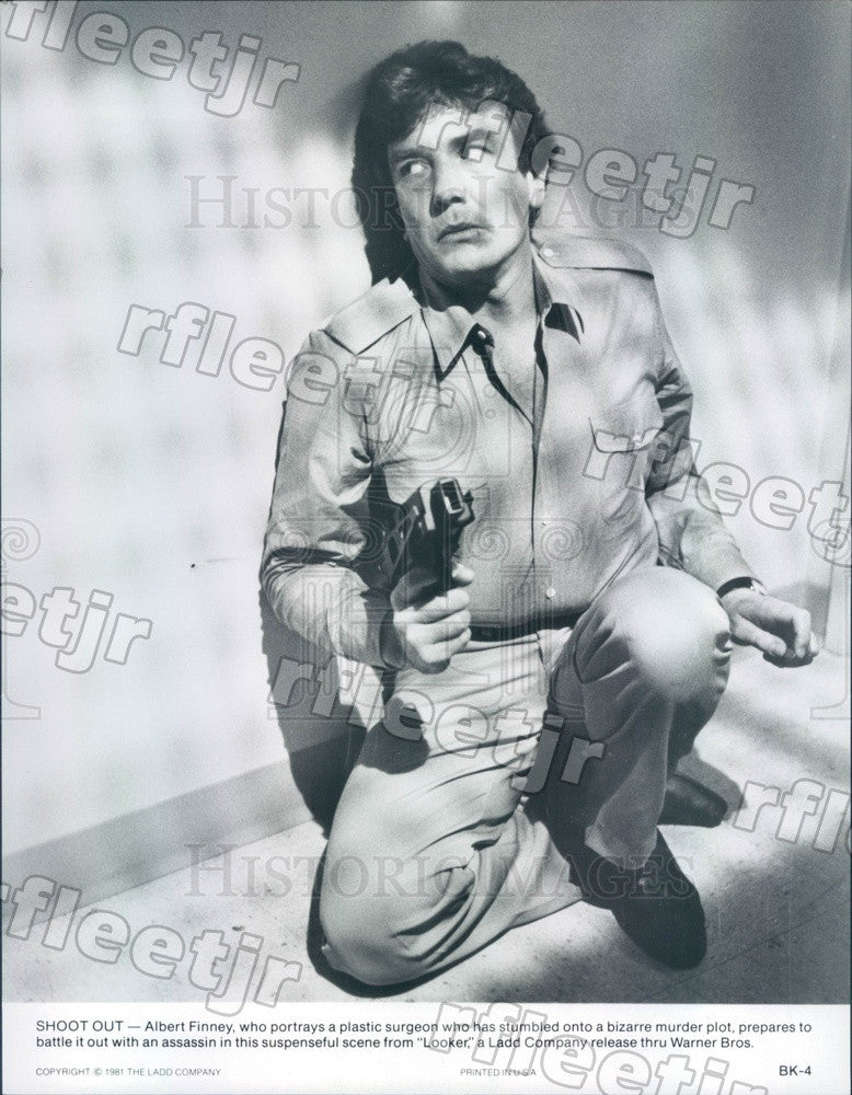 1981 Emmy Winning British Actor Albert Finney in Film Looker Press Photo adx641 - Historic Images