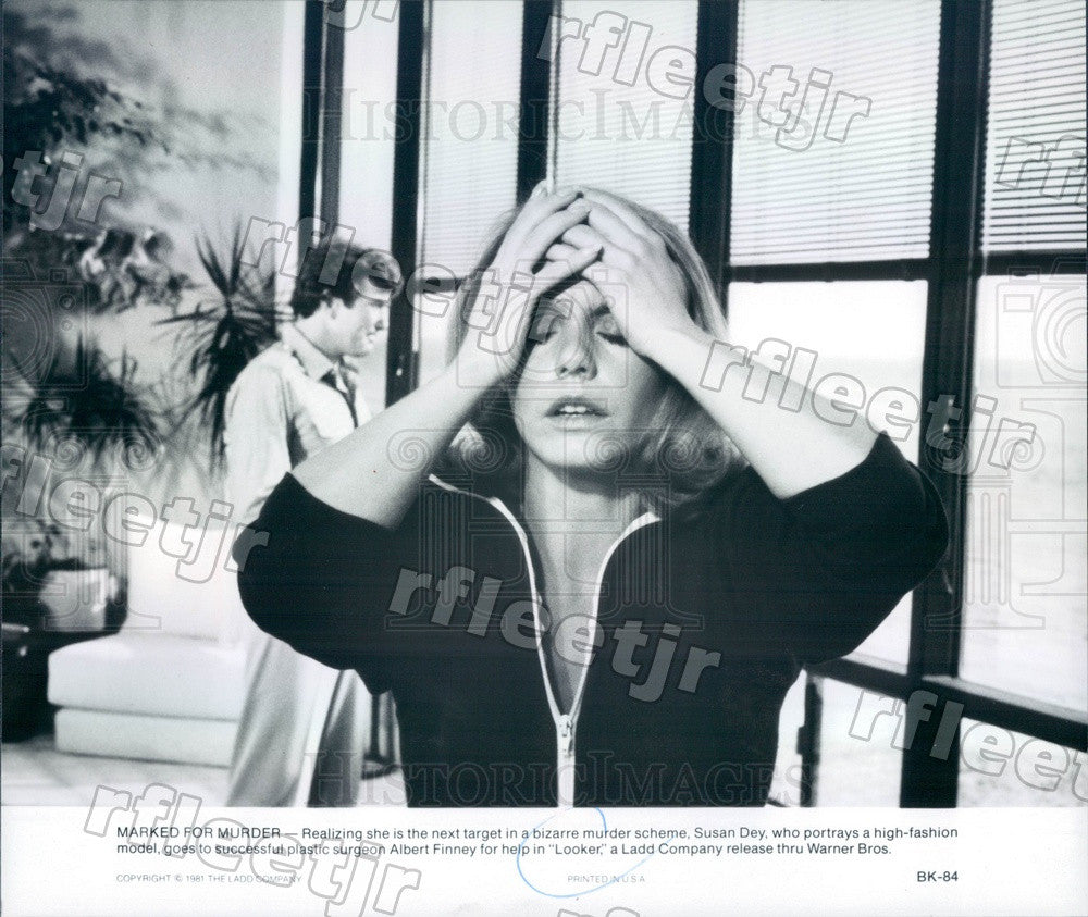 1981 Actors Susan Dey &amp; Albert Finney in Film Looker Press Photo adx645 - Historic Images