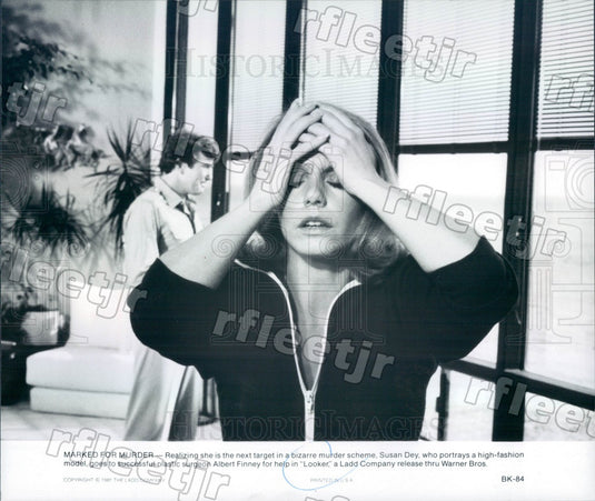1981 Actors Susan Dey & Albert Finney in Film Looker Press Photo adx645 - Historic Images