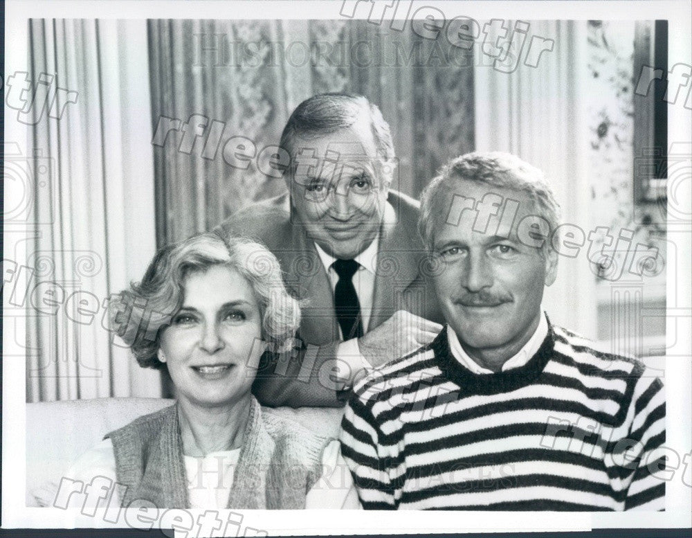 1984 Oscar Winning Actors Paul Newman &amp; Joanne Woodward Press Photo adx657 - Historic Images