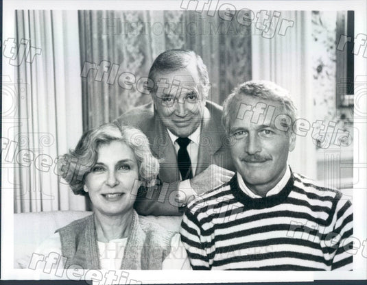 1984 Oscar Winning Actors Paul Newman & Joanne Woodward Press Photo adx657 - Historic Images