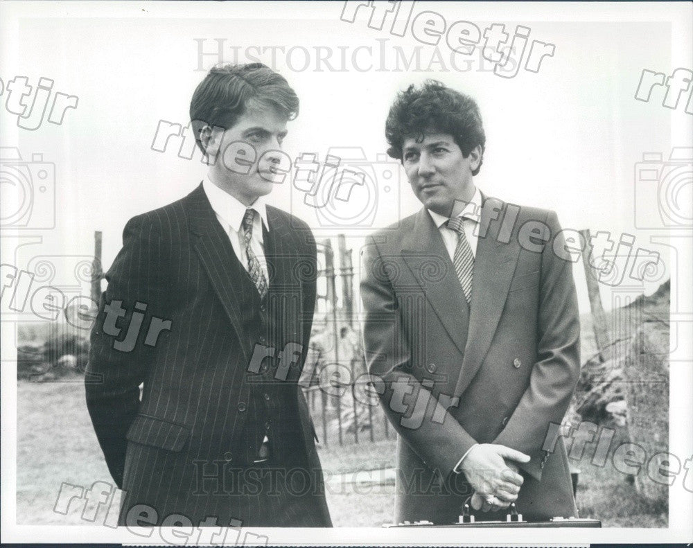 1987 Oscar Winning Actor Peter Capaldi &amp; Peter Riegert in Film Press Photo adx65 - Historic Images