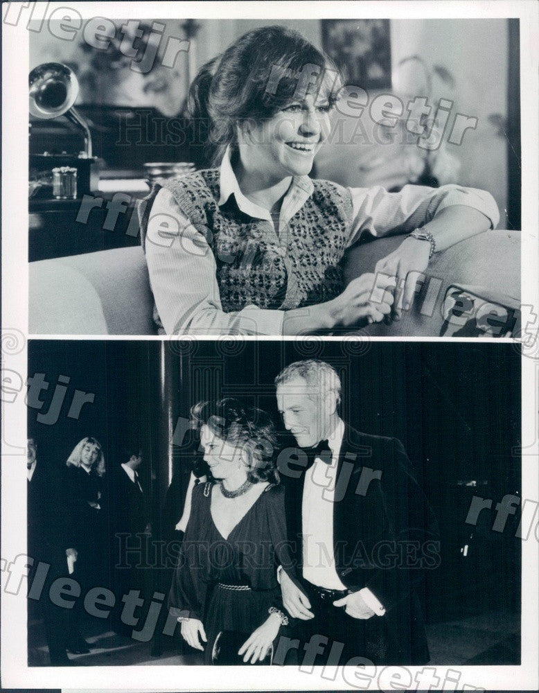 1981 Oscar Winning Actors Sally Field &amp; Paul Newman Press Photo adx675 - Historic Images