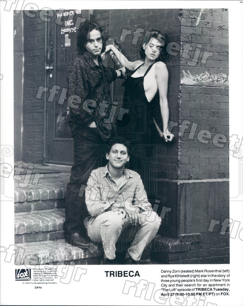 1993 Actors Danny Zorn, Mark Rosenthal, Rya Kihlstedt Press Photo adx721 - Historic Images