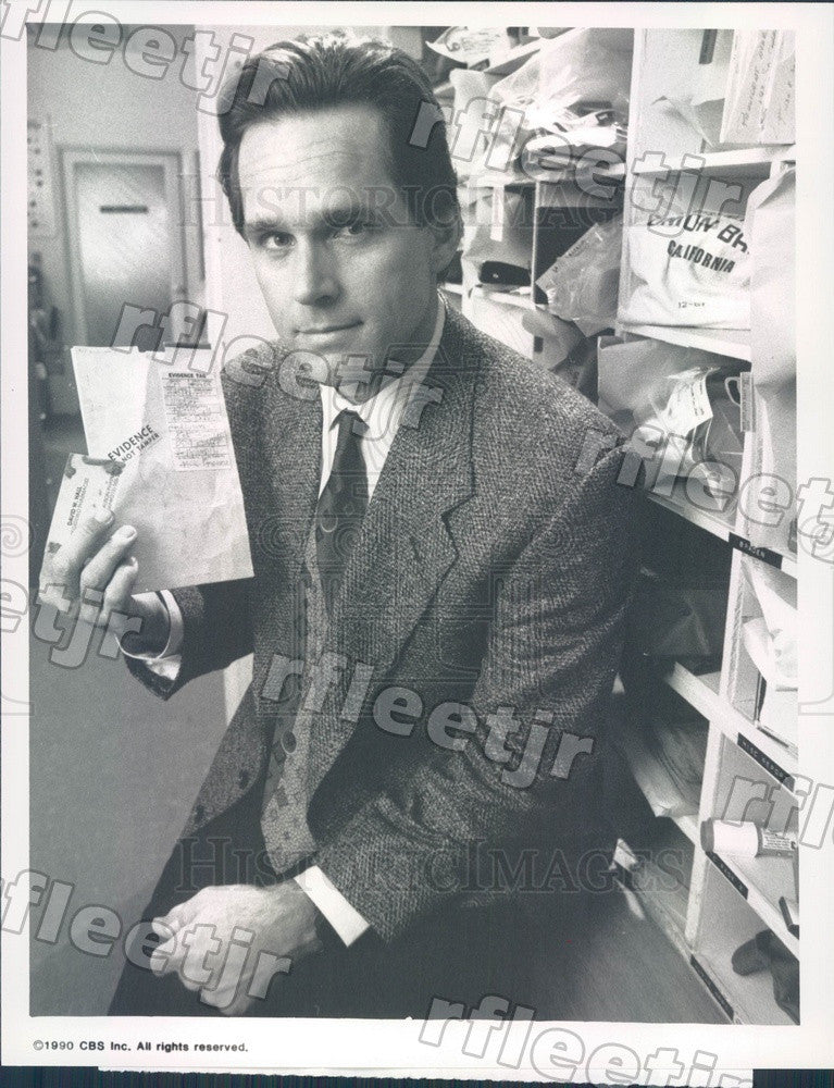 1990 Actor Gregory Harrison on TV Show True Detectives Press Photo adx751 - Historic Images