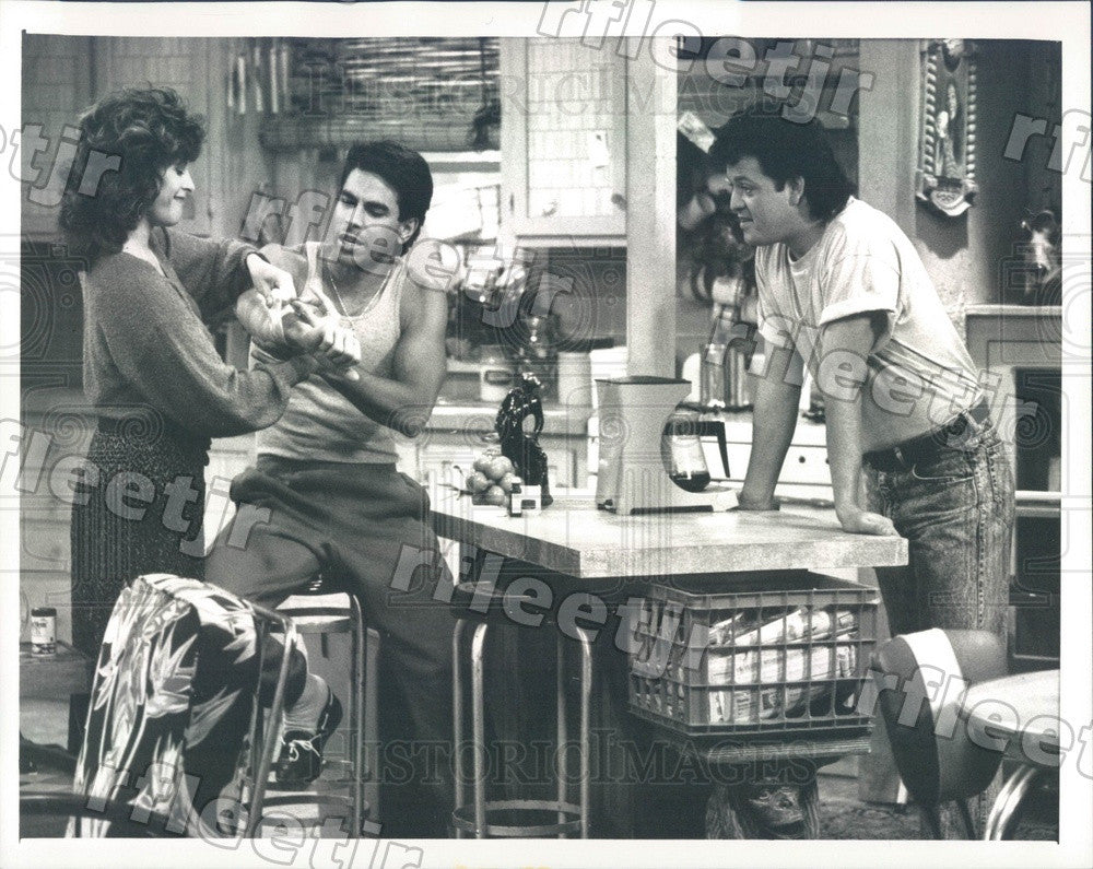 1988 Actors Susan Saldivar, Paul Rodriguez, Eddie Velez Press Photo adx753 - Historic Images