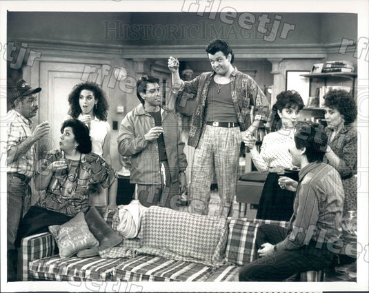 1988 Actors Paul Rodriguez & Eddie Velez on Trial and Error Press Photo adx759 - Historic Images