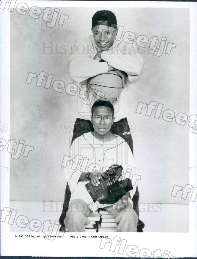 1993 Actors Terrence Dashon Howard, Kenny Blank on Tall Hopes Press Photo adx781 - Historic Images