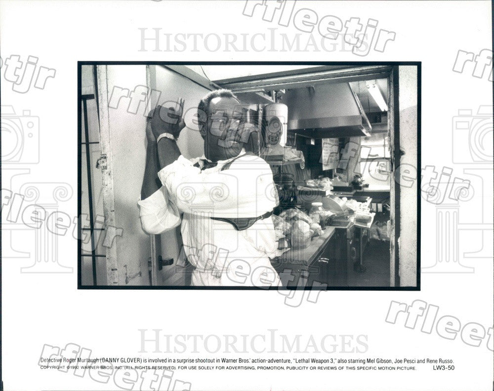 1992 American Actor Danny Glover in Film Lethal Weapon 3 Press Photo adx793 - Historic Images