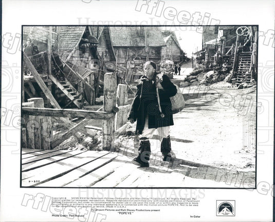 1980 Oscar Winning Actor Robin Williams in Film Popeye Press Photo adx873 - Historic Images
