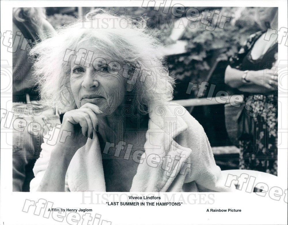 1996 Actor Viveca Lindfors in Film Last Summer In The Hamptons Press Photo adx87 - Historic Images