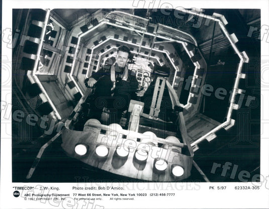 1997 Actor TW King on TV Show Timecop Press Photo adx925 - Historic Images