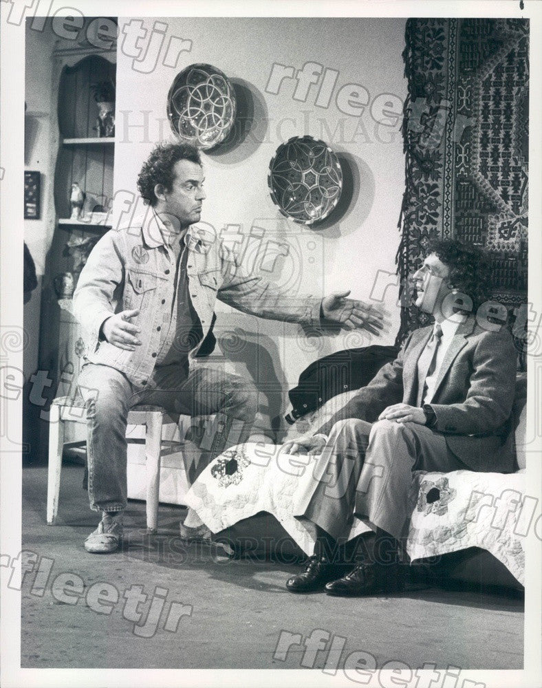 1982 Emmy Winning Actor Christopher Lloyd &amp; Mark Blankfield Press Photo adx943 - Historic Images