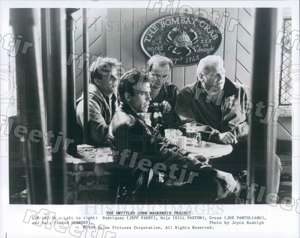 1989 Actors Jeff Fahey, Joe Pantoliano, Bill Paxton Press Photo adx95 - Historic Images